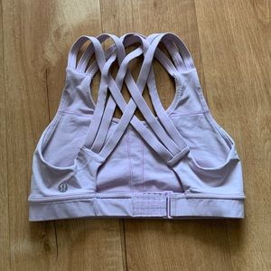 Lavender hook back lulu bra
